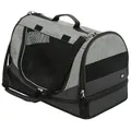 TRIXIE Tiertransporttasche Tasche Holly schwarz/grau grau|schwarz