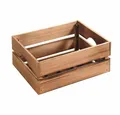 KESPER® Aufbewahrungsbox 69404 (Einzeln), FSC Kiefernholz, Geflammt, Tragegriffe