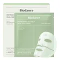 BIODANCE Erfrischende Meerestang Real Deep Mask, Hydrogel-Maske, Beruhigend, Öl- & Sebum-Kontrolle, Unreinheiten-Pflege, Koreanische Hautpflege, 34g x 4 Stück