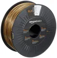 Amazon Basics 3D-Drucker-Filament aus PLA-Kunststoff, 1.75 mm, Goldfarben, 1-kg-Spule