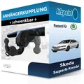VAPOS Anhängekupplung schwenkbar passend für Skoda Superb Kombi 09.2015-jetzt FP