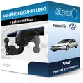 Für VW Passat Limousine 08.2014-03.2024 VAPOS Anhängerkupplung schwenkbar neu