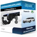 Für Skoda Octavia Kombi 11.2012-10.2020 VAPOS Anhängerkupplung schwenkbar neu