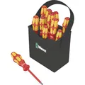 Wera Kraftform 2go 100 VDE Schraubendreher-Set 11teilig Schlitz, Kreuzschlitz Pozidriv, Kreuzschlitz Phillips, Innen-Sechsrund (TX)
