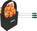 Wera Schraubendreher-Set Kraftform 2go 100 | 11-tlg. VDE isoliert | Kreuz | Schlitz | Torx | Rot | 05004310001