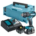 Makita DHP485RTJ Akku Schlagbohrschrauber 18 V + 2 Akkus 5,0 Ah + Ladegerät