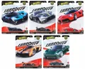 HOT WHEELS PREMIUM CAR CULTURE Euro Speed ​​set of 5 cars JBK55, 76-79 JBK55