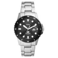 Fossil FS6032 BLUE Edelstahl 42 mm – Herrenuhr  42 mm  Garantie: 2 Jahre Quarz (