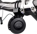 Ytuomzi Elektrische Fahrradklingel USB Wiederaufladbare Fahrrad Elektrisches Horn Glocke 120 dB Fahrradglocken Laut Klingel Fahrradhorn Zubehör für Mountainbike Radfahren und Rennräder (Schwarz)