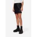 RICANO Lederrock Ria Hochwertiges Lammleder schwarz S