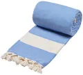 Sowel Hamamtuch 240x200 cm, 100% Baumwolle, Strandtuch, Fouta