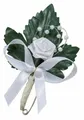 10 x Hochzeitsanstecker Gästeanstecker Anstecker Hochzeit AS0004 weiß