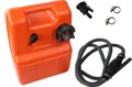 Tragbarer Tank für Aussenborder 12l oder 25l komplett Set mit Stecker + Schlauch + Pumpball : 12l Suzuki 2 Pin-Stecker