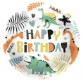 Folat 67928 - Foil Balloon - Birthday Dino - 45 cm with Automatic Va (US IMPORT)