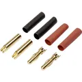 Reely RE-6534192 Akku Stecker 4 mm vergoldet 40 Paar (RE-6534192)