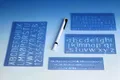 WEDO Bastelfilz Schriftschablonen-Set 5 10 und 20 mm