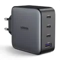 UGREEN USB-A+3xUSB-C 100W GaN Tech Fast Wall Charger EU Black - Schwarz