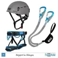 Klettersteig Komplettset LACD Pro Evo 3.0 + LACD Start Gurt + LACD Protector Helm phantom M