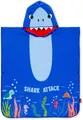 Legami Strandtuch Legami Kids Poncho Handtuch Shark, 60x70 cm, Mikrofaser