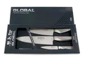 GLOBAL Kochmesser  3er Set - 20cm/14cm/9cm Klinge in Geschenkbox G-2538