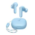 soundcore by Anker P20i Kabellose Bluetooth Kopfhörer in-Ear, 10mm Treiber, Bluetooth 5.3, Anpassbarer EQ, 30 Std. Spielzeit, IPX5 wasserfest, 2 Mikros mit KI, einzeln verwendbar (hellblau)