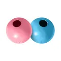 KONG Puppy Ball mit Loch - Weiches & Strapazierfähiges Hundespielzeug aus Naturkautschuk für Zahnende Welpen - Für Kleine Welpen