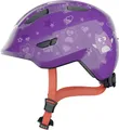 Abus Kinderfahrradhelm "SMILEY 3.0" Gr. M, lila (lila star), M Kopfumfang: 50cm - 55cm