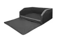 Hundebett Kofferraum Travel Duo Autohundebett Schutzdecke Schwarz-D.Grau 100x70