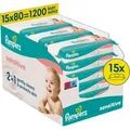 PAMPERS Feuchte Tücher Sensitive 15x - 1200 Stück