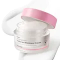 Hanskin Real Complexion Hyaluron-Feuchtigkeitscreme, Hyaluronsäure, feuchtigkeitsspendend, leuchtend, weich und parfümfrei Hanskin Official [50 g]