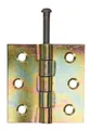 Scharnier quadratisch 63x63 mm gelb verzinkt GAH 349028