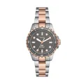 Fossil Damenuhr Blue Dive 36mm Multicolor-Edelstahl, ES5348