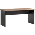 Mid.you Schreibtisch, Schwarz, Eiche, Holzwerkstoff, rechteckig, Wange, 150x73.6x65 cm, Arbeitszimmer, Schreibtische, Bürotische