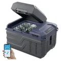 VEVOR Autokühlschrank, 12-Volt-Autokühlschrank, tragbarer 12-Liter-Einzelzonen-Gefrierschrank, einstellbarer Bereich von -4°F bis 68°F, 12/24 V...