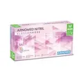 ARNOMED Nitril Blossom Rose Einmalhandschuhe, puderfrei, rosa 385-M , 1 Packung = 100 Stück, Größe M
