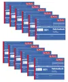 12 x Herlitz Fahrtenbuch 601 PKW Fahrten Buch KFZ Formularbuch A6 quer