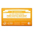 Dr Bronners Blokzeep Citrus-Orange, 140 g