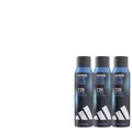 3x150ml adidas Deospray 72h Sport Fresh Anti-Transpirant | Frischer Duft