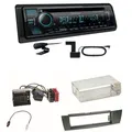 Kenwood KDC-BT560DAB Bluetooth Digitalradio Einbauset für BMW E90 E91 E92 E93
