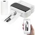 Callstel Drucker: Mobiler XL Akku-Foto-Thermodrucker, Android, iOS, Bluetooth, App, 80mm (Handy Drucker, klein, Sofortbildkamera)