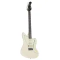 J&D JM20 RW IV E-Gitarre Ivory 22 Bünde Gingko-Korpus Ahorn-Hals Vintage Tremolo
