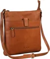 Benthill Umhängetasche Damen Leder - Shopper aus Rindsleder - Handtasche mit Reißverschluss - Schultertasche / Bag Beutel - Ledertasche