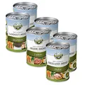Bellfor Starter-Paket 2 x Freiland-Menu mit Huhn 2 x Heide-Menu mit Lamm und 2 x Landgut-Menu mit Insekten Getreidefrei Hundefutter Nass Ohne Soja und Zucker