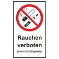 Warn- und Hinweissschild Rauchen verboten... 25 cm x 15 cm PST