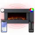 Klarstein - Studio Light & Fire 2 Smart Kamin 1000/2000w Mdf Wifi-steuerung