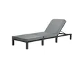 SVITA Gartenliege PEACH, 1 St., Gartenliege, Polyrattan, Lounge Design, Garten Garnitur