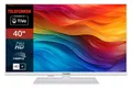 Telefunken 40 Zoll Fernseher Smart TV Full HD HDR Triple-Tuner 6 Monate HD+ wei?