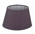 Dirk Davids Leuchten GmbH Lampenschirm Lampenschirm für Tischleuchte in Oval Andaman Matt Lila TL 24-16-16, Exklusives Design