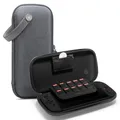 Spigen Klasden Tasche Kompatibel mit Nintendo Switch 2 2025 Tragetasche Aufbewahrungshülle mit Platz für 10 Spielkarten Zubehör - Charcoal Gray