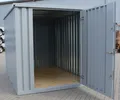 Werkzeuglager Werkzeugcontainer Baucontainer Maschinencontainer Lager 2m Grau
